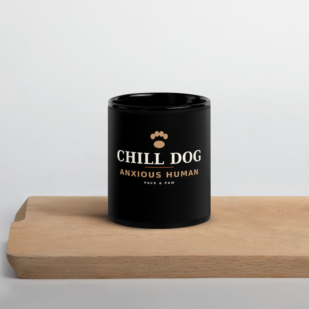 Pack & Paw Chill Dog Mug — 11 oz, front view