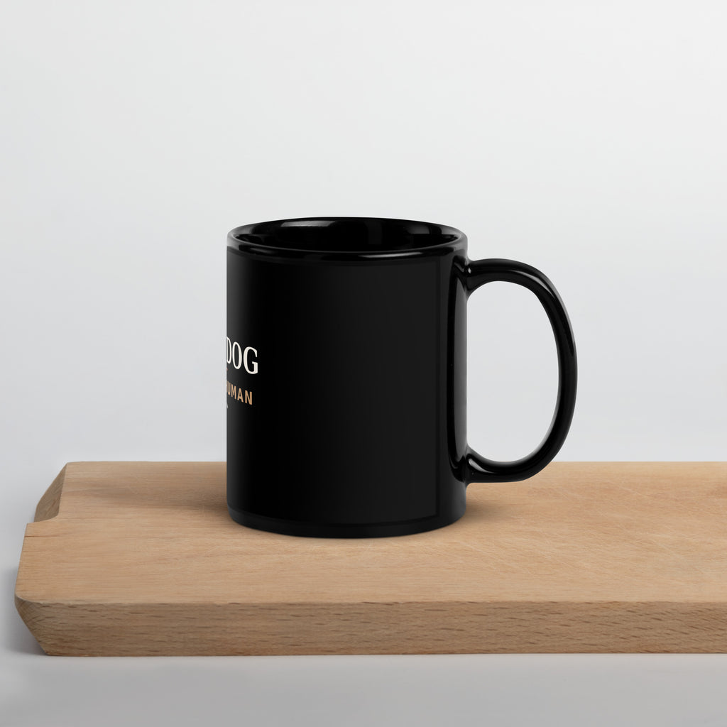 Pack & Paw Chill Dog Mug — 11 oz, handle on right, side view
