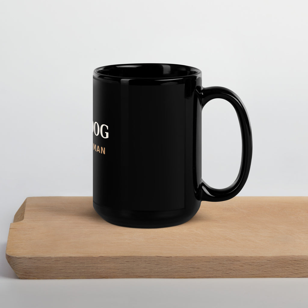 Pack & Paw Chill Dog Mug — 15 oz, handle on right, side view