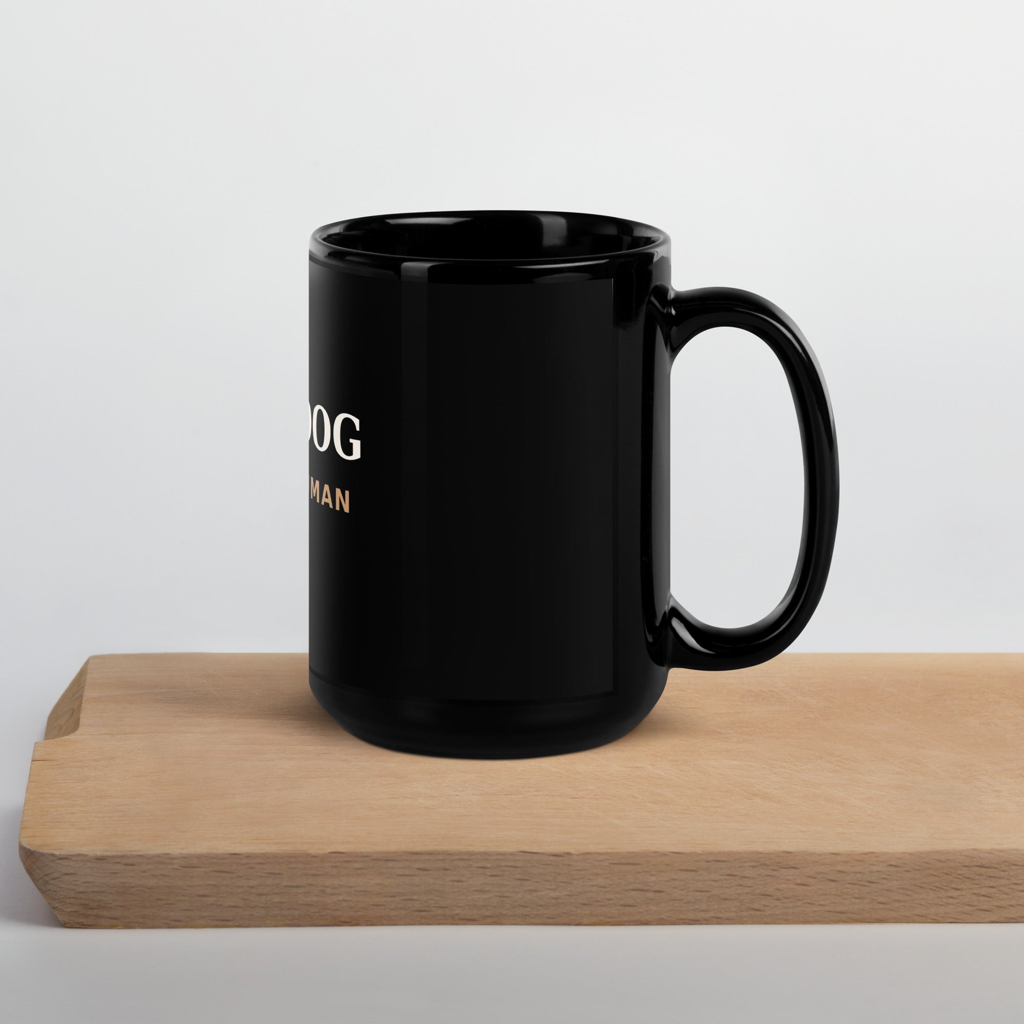 Pack & Paw Chill Dog Mug — 15 oz, handle on right, side view